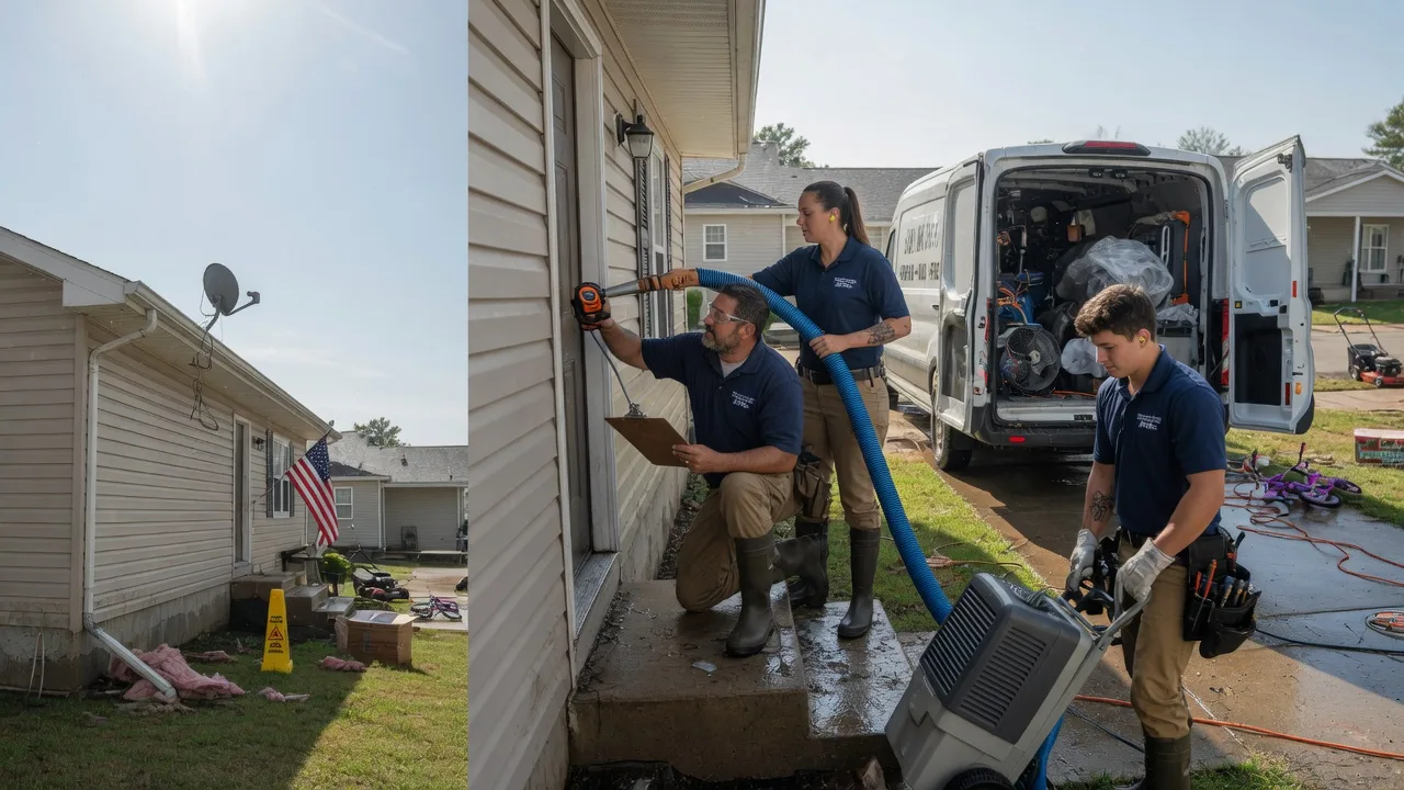 Ceiling Water Damage Restoration in Virginia, IL near me